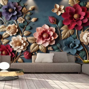 colorful-flower-3d-wallpaper